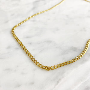 Small Chain Necklace - Gold