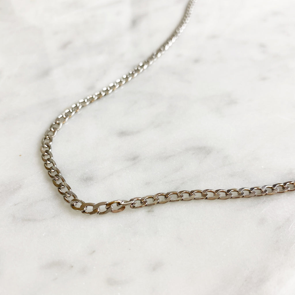 Small Chain Necklace - Silver