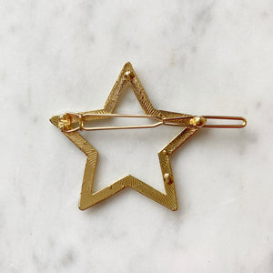 Star Hair Clip - Gold