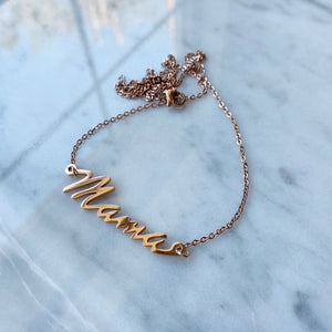 Mama Necklace - Rose Gold
