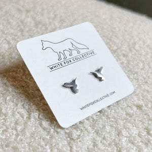 Hummingbird Earrings - Silver
