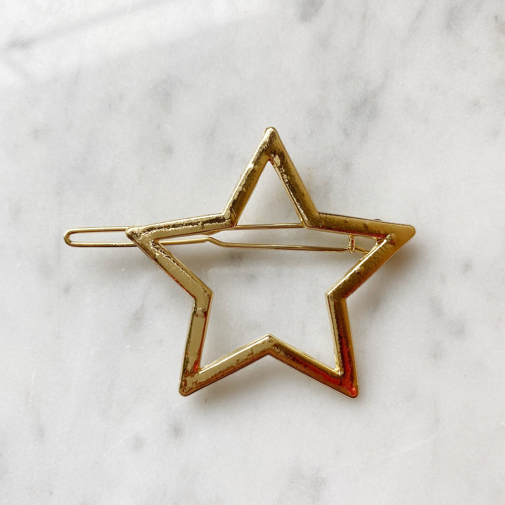Star Hair Clip - Gold