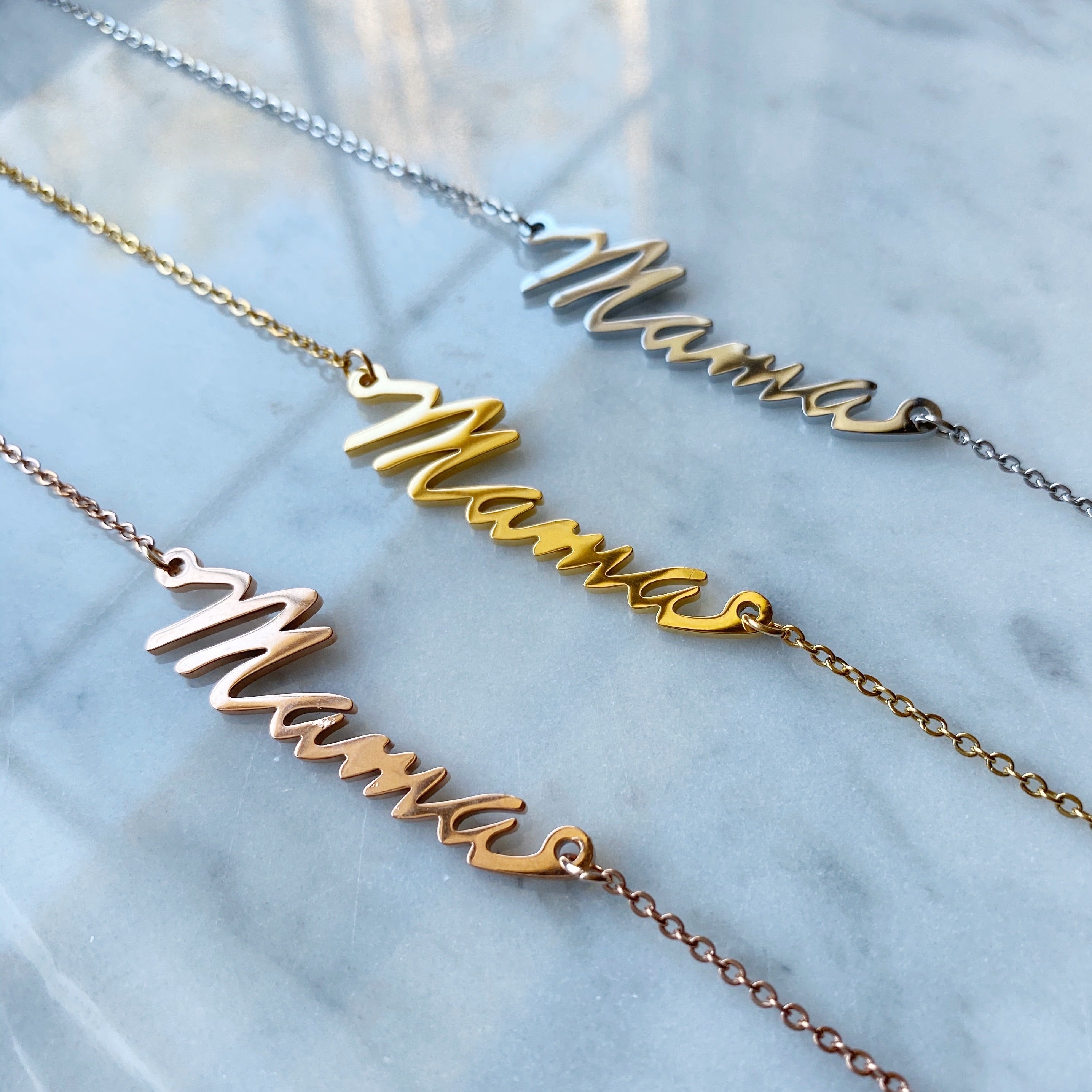 Mama Necklace - Rose Gold